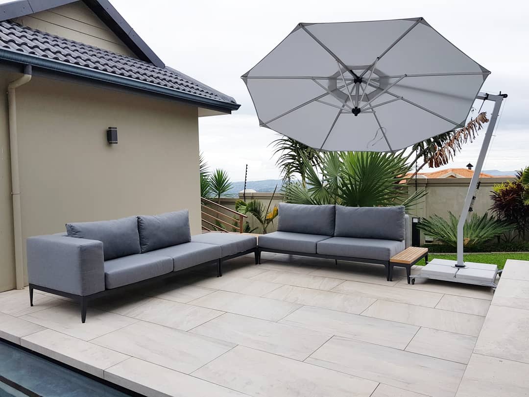 half rectangle patio umbrella Bcofo 250cm against the wall Rectangular Outdoor Umbrella with Easy Crank Adjustable Height Without Base for gardens, balconies,patios,apartment terraces,cafes(Color:Beige) : Patio, Lawn & Garden Color:Navy/White, Dark Brown Pole circa-direct Ready to use straight ▶️ Strongest Windproof Picks: