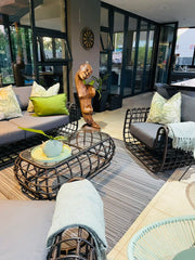 Hockenheim 4 Piece Outdoor Lounge Set (Colour Wood Series)