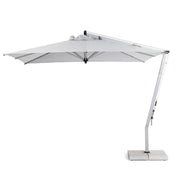 Palazzo Cantilever Umbrella 2.5m Square Canopy with IMMOVABLE Base (Non-Tilt)