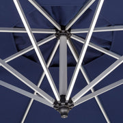 Palazzo Cantilever Umbrella 2.5m Square Canopy with IMMOVABLE Base (Non-Tilt)