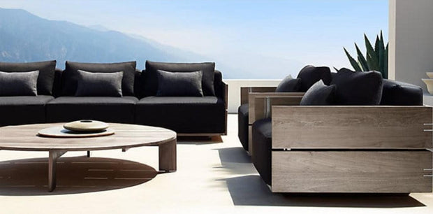 Miramar 3 Seater Sofa with Cushions  (Colour Natural)