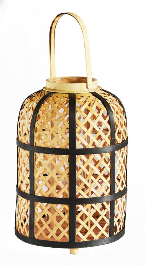 Tru Outdoor Luxury Bamboo Lantern (Colour Natural with Black Stripe) product_description Lanterns and Pendants.