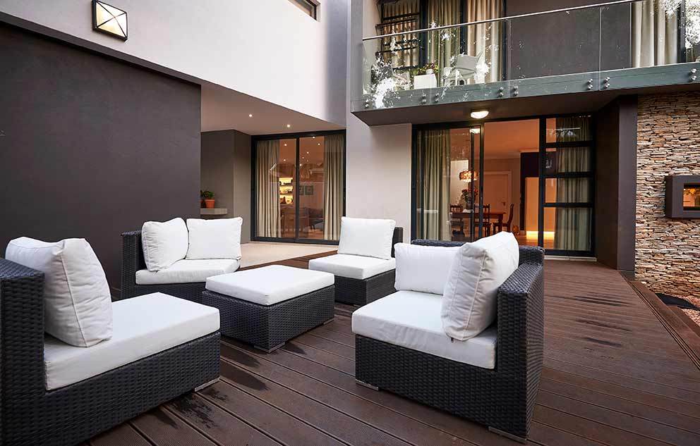 Outdoor L Shape Lounge Set