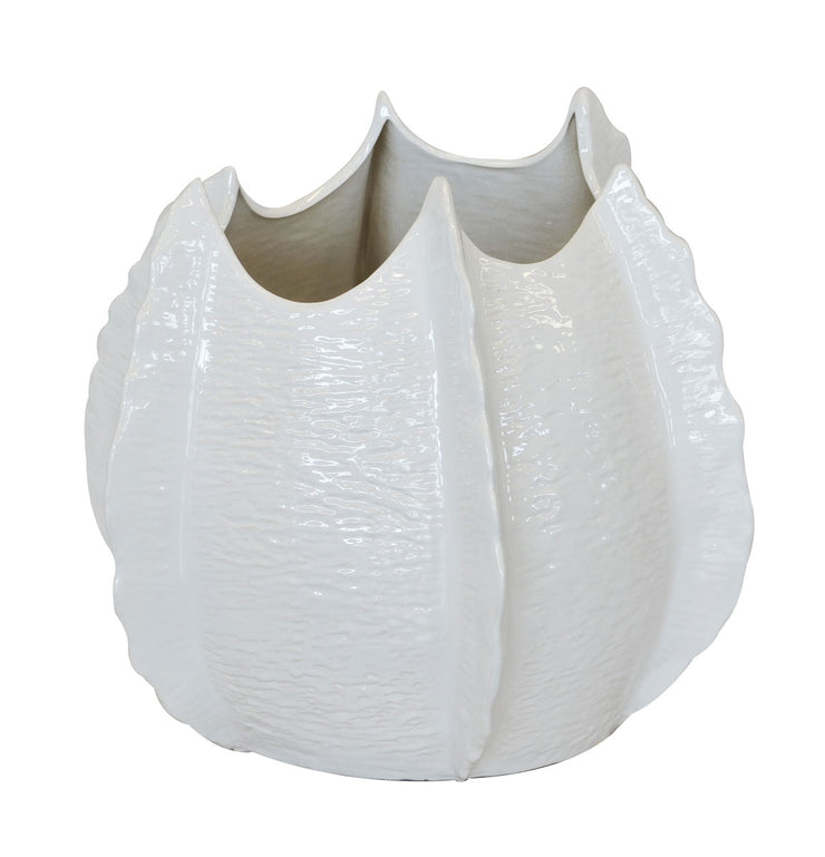 Ceramic Aloe Vase Small (Color White)