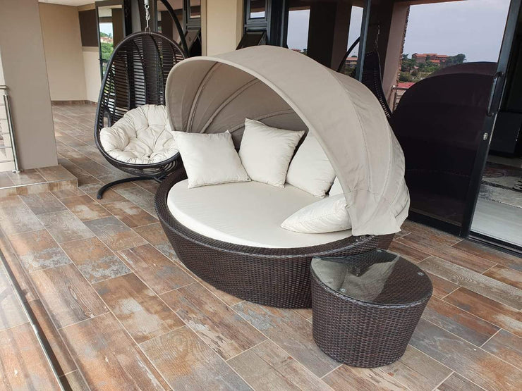 Tru Outdoor Luxury Westlake Outdoor Daybed with cushions (Colour Wood Series) product_description Daybeds, Loungers and Swings.