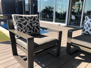 Tru Outdoor Luxury Vigo 4 Piece Outdoor Lounge Set with Cushions (Colour Taupe Matt) product_description Outdoor Lounge.