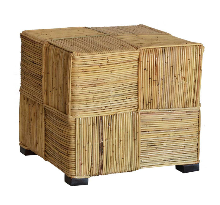 Tru Outdoor Luxury Kubu Stool Square without Cushion (Colour Natural) product_description Stools & Benches.