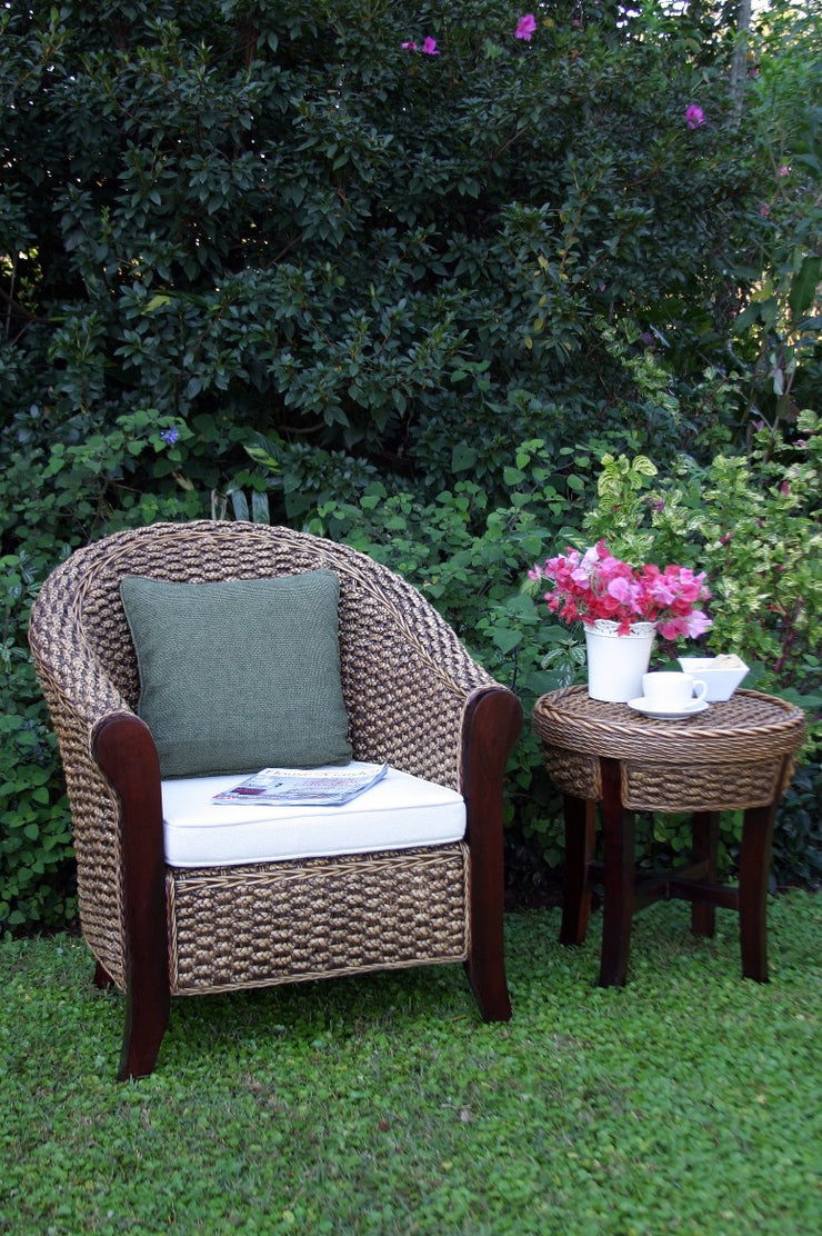 Tru Outdoor Luxury Lazio Occasional Chair with Cushion (Colour Antique) product_description Occasional Chairs.