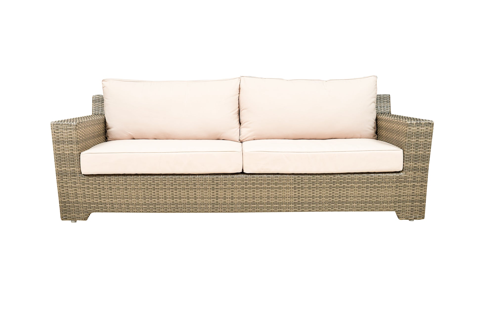 Tru Outdoor Luxury Lamar 4 Piece Patio Lounge Set with Cushions (Color Stone) product_description Outdoor Lounge.