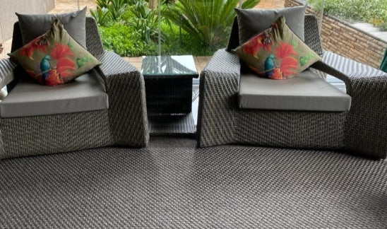 Marazzi 4 Piece Outdoor Lounge Set with Cushions (Colour Stone)