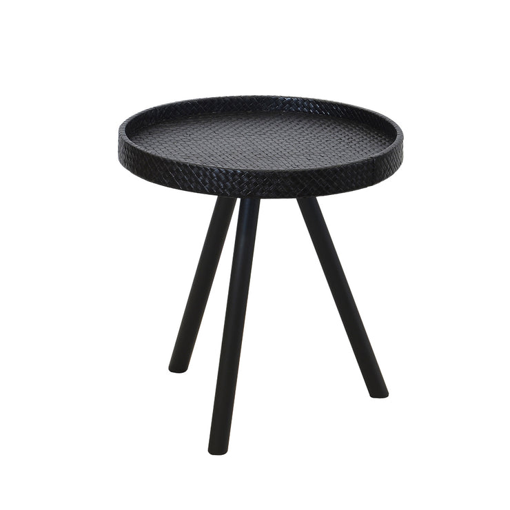 Tru Outdoor Luxury Culame Side Table Small (Colour Black) product_description Stools and Benches.