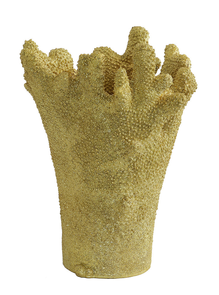 Coral Vase Large (Color Gold)